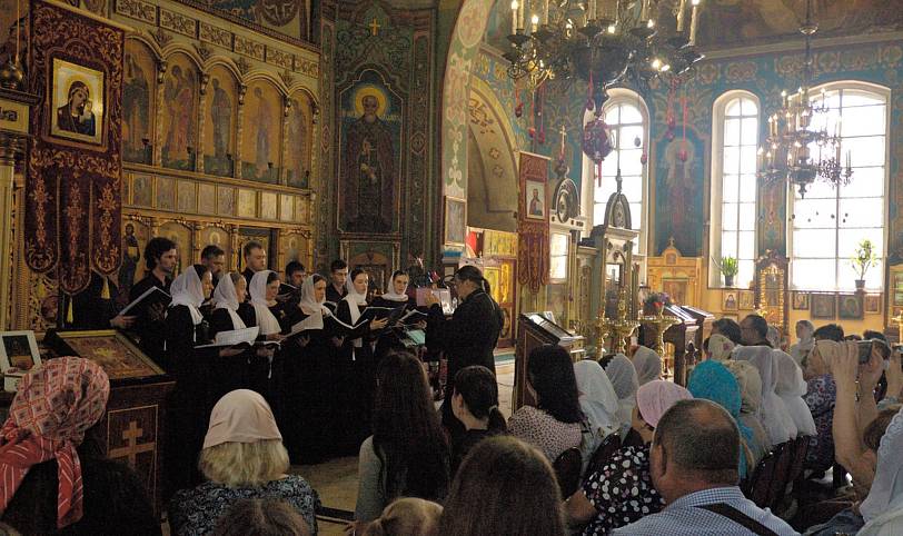 Камерный хор ПСТГУ в Иоанно-Богословском храме г. Ликино-Дулёво