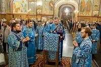Архиерейское богослужение в Троицком соборе города Щёлково