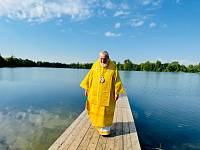 Архиерейское богослужение в Христорождественском храме села Заозерье 