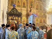 Архиерейское богослужение в Никитском Бывалинском женском монастыре 