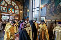 Архиерейское богослужение в Богородицерождественском соборе Орехово-Зуева