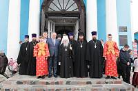 Архиерейское богослужение с участием Сводного детского хора Московской епархии в Богоявленском соборе Ногинска