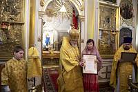 Архиерейское богослужение в Николо-Архангельском храме Балашихи