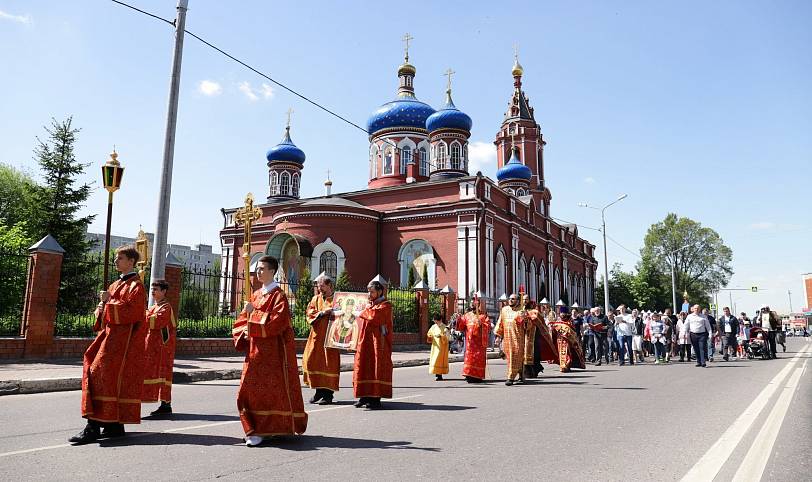 Крестный ход в Орехово-Зуево