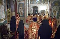 Архиерейское богослужение в Гуслицком монастыре