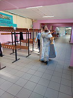 Освящение школы № 5 города Фрязино