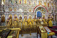 Праздничное богослужение в Троицком соборе города Щёлково