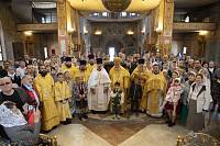 Архиерейское богослужение в Троицком храме города Реутова