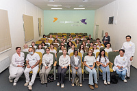 Беседа со школьниками в Щёлковском перинатальном центре