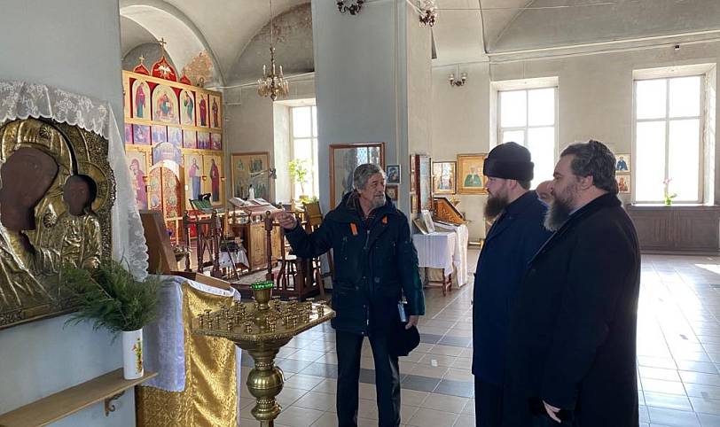 Посещение Воскресенского храма села Ильинский Погост