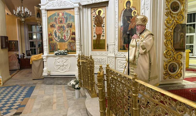 Архиерейское богослужение в Преображенском кафедральном соборе Балашихи 