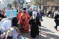 Архиерейское богослужение с участием Сводного детского хора Московской епархии в Богоявленском соборе Ногинска