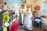 Великое освящение храма Игоревской иконы Божией Матери в Балашихе и закладка нового каменного храма