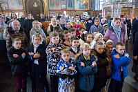 Праздничное богослужение в Троицком соборе города Щёлково