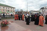 Архиерейское богослужение с участием Сводного детского хора Московской епархии в Богоявленском соборе Ногинска