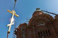 Освящение креста для Князь-Владимирского храма в Балашихе