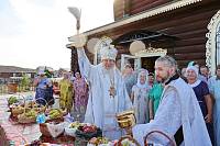 Престольный праздник в Преображенском храме деревни Малая Дубна 