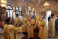 Архиерейское богослужение в Никольском храме села Новый Милет 