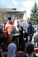 Архиерейское богослужение с участием Сводного детского хора Московской епархии в Богоявленском соборе Ногинска