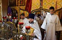 Великое освящение храма иконы Божией Матери «Боголюбская» деревни Поточино