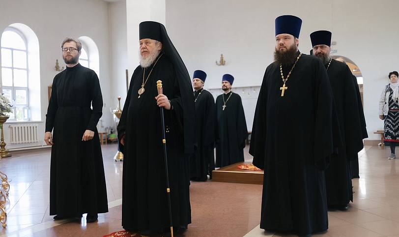 Архиерейское богослужение в Казанском храме города Павловский Посад