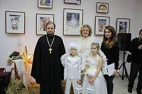 Открытие выставки-конкурса детского рисунка «Вифлеемская звезда» в г. Щелково