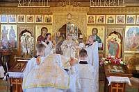 Престольный праздник в Преображенском храме деревни Малая Дубна 