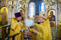 Праздничное богослужение в Троицком соборе города Щёлково