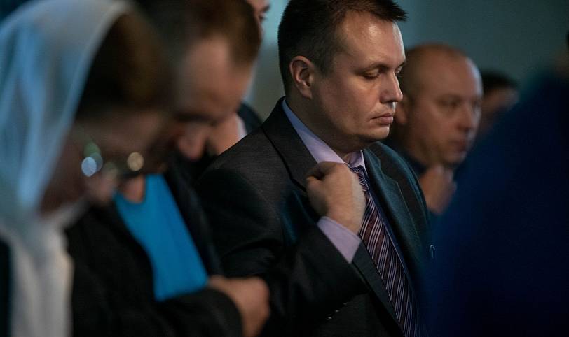 Панихида о сотрудниках Уголовно-исполнительной системы в Николо-Архангельском храме Балашихи