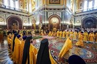 Божественная литургия и архиерейская хиротония в Храме Христа Спасителя