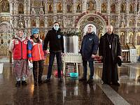 Акция «Крещенская вода – медицинским работникам» в Щёлковском благочинии