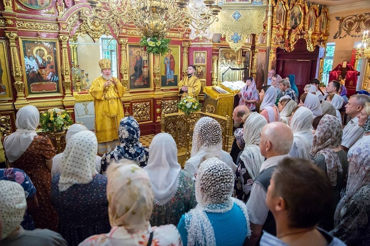 Архиерейское богослужение в Никольском храме г. Щёлково 