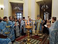 Всенощное бдение в Преображенском кафедральном соборе Балашихи