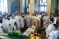 Отпевание священника Иоанна Солнцева