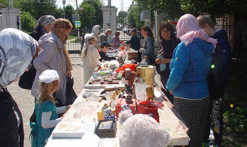 Благотворительная ярмарка в Богоявленском соборе Ногинска