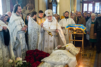 Отпевание священника Иоанна Солнцева