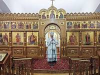 Архиерейское богослужение в Троицком храме Реутова