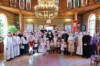 Престольный праздник в Преображенском храме деревни Малая Дубна 