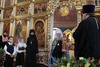 Архиерейское богослужение с участием Сводного детского хора Московской епархии в Богоявленском соборе Ногинска