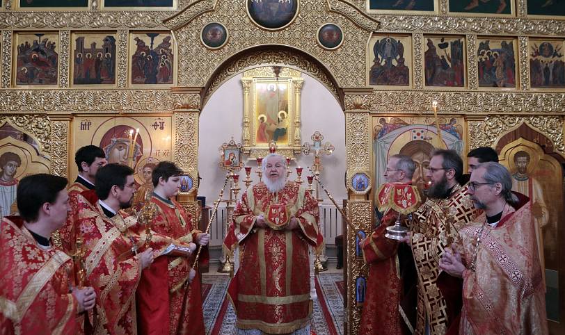 Божественная литургия в Александро-Невском храме г. Балашиха