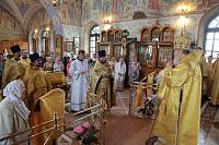 Архиерейское богослужение в Никольском храме села Новый Милет 