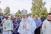 Престольный праздник в Преображенском храме деревни Малая Дубна 