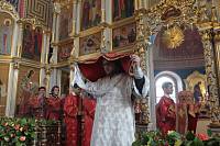 Архиерейское богослужение с участием Сводного детского хора Московской епархии в Богоявленском соборе Ногинска