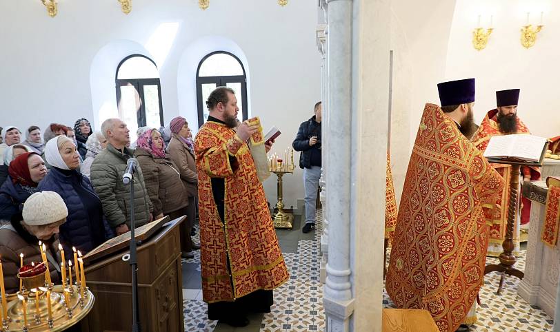 Престольный праздник в Георгиевском храме города Павловский Посад