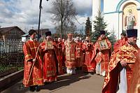 Архиерейское богослужение в Казанском храме села Иванисово