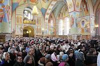 Великое освящение Троицкого собора города Щелкова