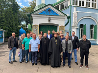 Сотрудники уголовно-исполнительной системы посетили Николо-Архангельский храм Балашихи