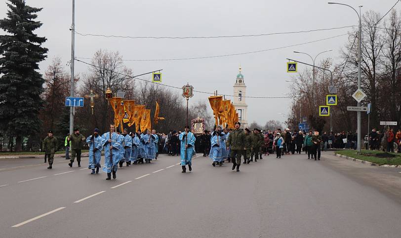 Общегородской крестный ход в Павловском Посаде