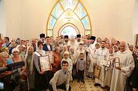 Великое освящение Казанского храма в деревне Исаково