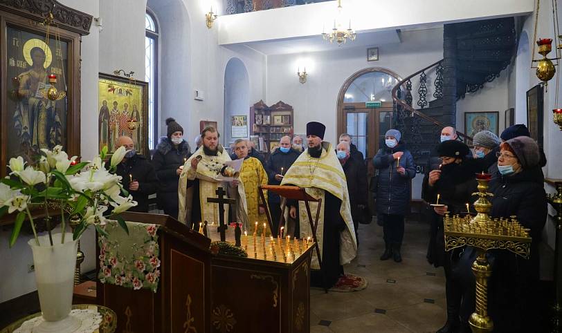 Панихида в храме Новомучеников и исповедников Орехово-Зуевских